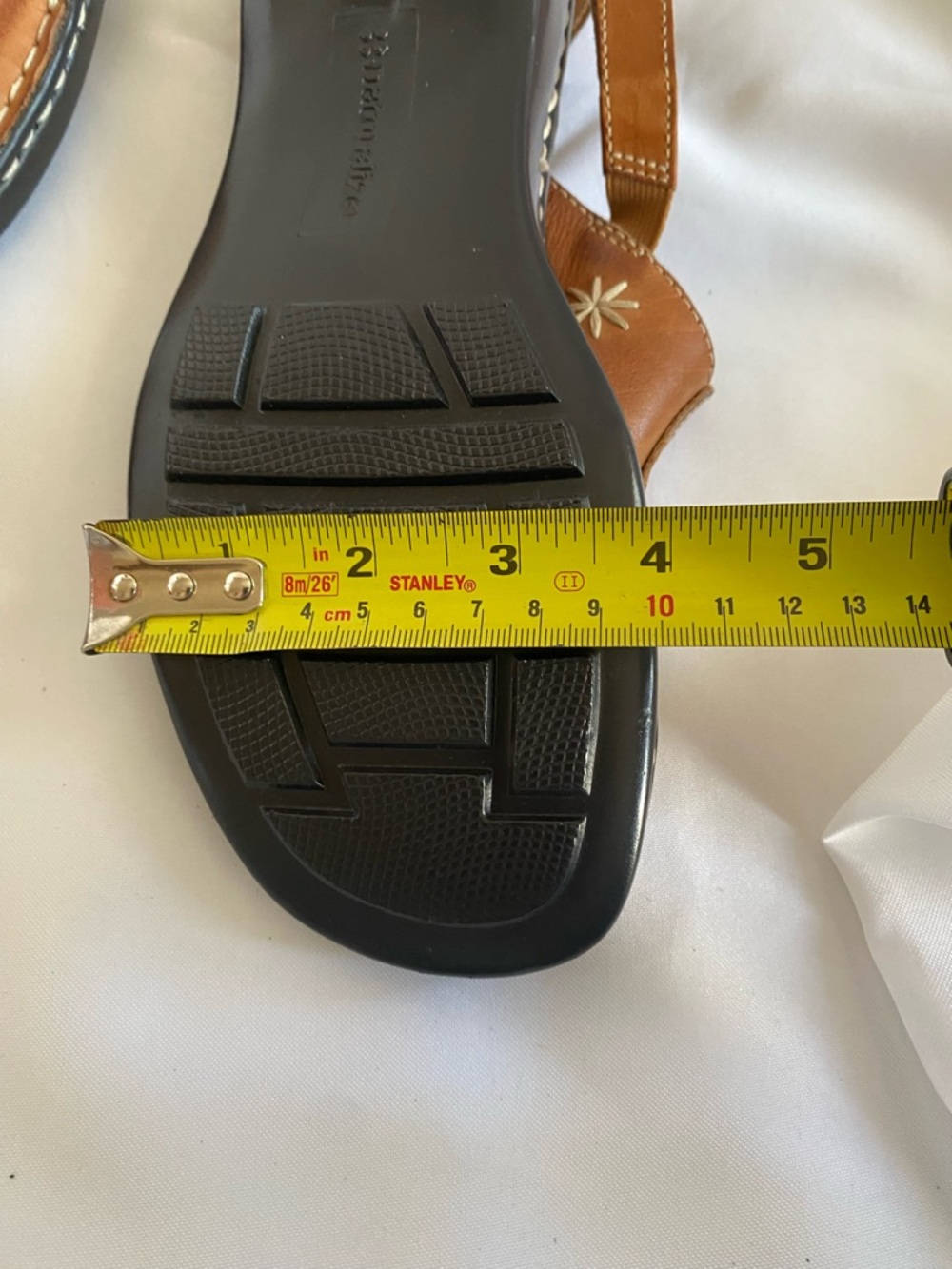Naturalizer "Chavaro" Womens Sandal Sz 8M Elastic Strap Walking Comfort Hawaiian - Picture 10 of 12